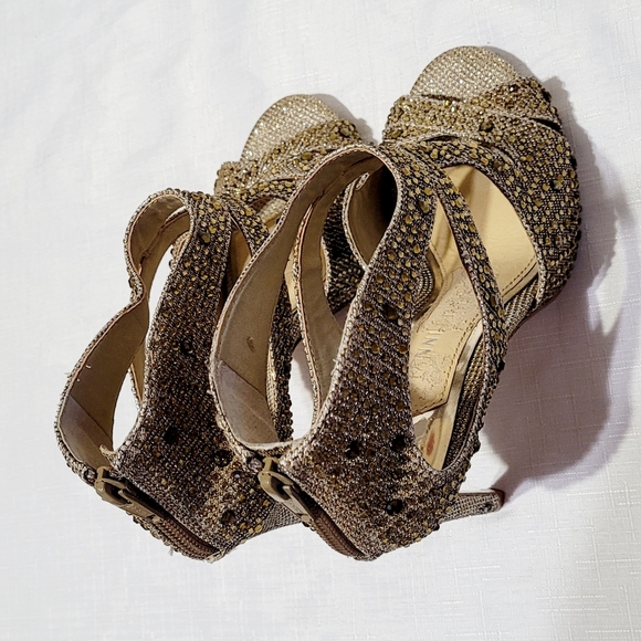 GIANNI BINI DRESS SHOES SIZE 6M HIGH HEELS - Picture 12 of 13